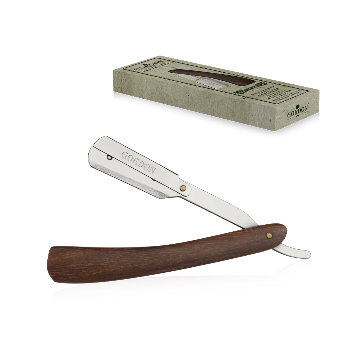 Beard Razor with Wooden Handle